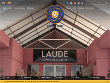 Tablet Screenshot of laudenewtoncollege.com